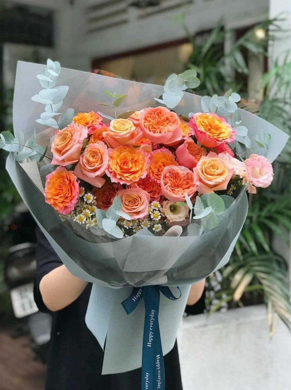 Bó Hoa Cam Gạch Ấm Áp - CM19