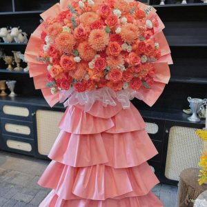 Kệ Hoa Chúc Mừng 1 Tầng Cao Cấp Tinh Xảo - KH6