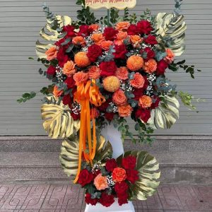 Kệ Hoa Chúc Mừng 2 Tầng Hiện Đại – CM147