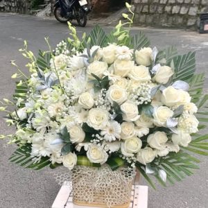Giỏ Hoa Tang Cao Cấp - HT24