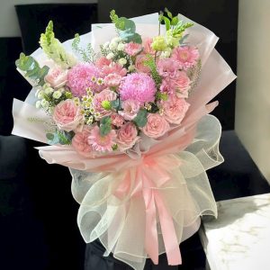 Bó Hoa Hồng Phấn Ngọt Ngào – CM170