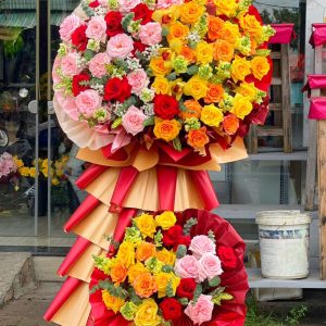 Kệ Hoa Chúc Mừng Phát Đạt - KH30