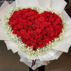 Hoa Hồng Đỏ Trái Tim Lãng Mạn - CM85