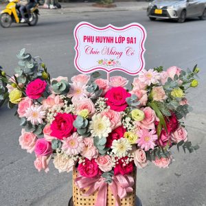 Giỏ Hoa Sinh Nhật Sang Chảnh Tiểu Thư – GH137