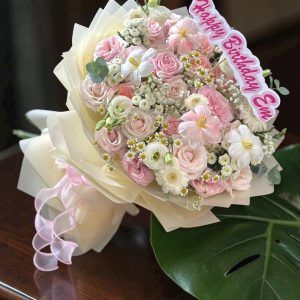 Bó Hoa Hồng Phấn Sang Chảnh – CM174