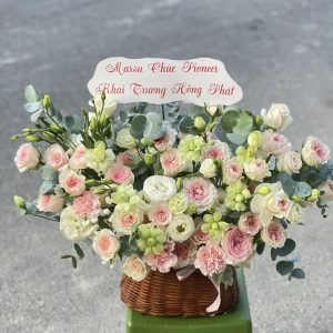 Giỏ Hoa Chúc Mừng Tinh Tế - GH55