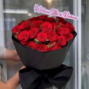 Bó Hoa Hồng Đỏ Dễ Thương – CM173