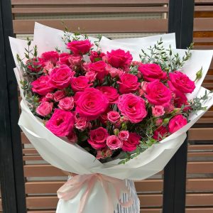 Bó Hoa Sofia Hàn Quốc Nắng Hồng  - CM108