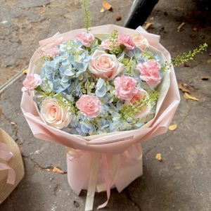 Bó Hoa Cẩm Tú Cầu Xanh Nàng Thơ - CM121
