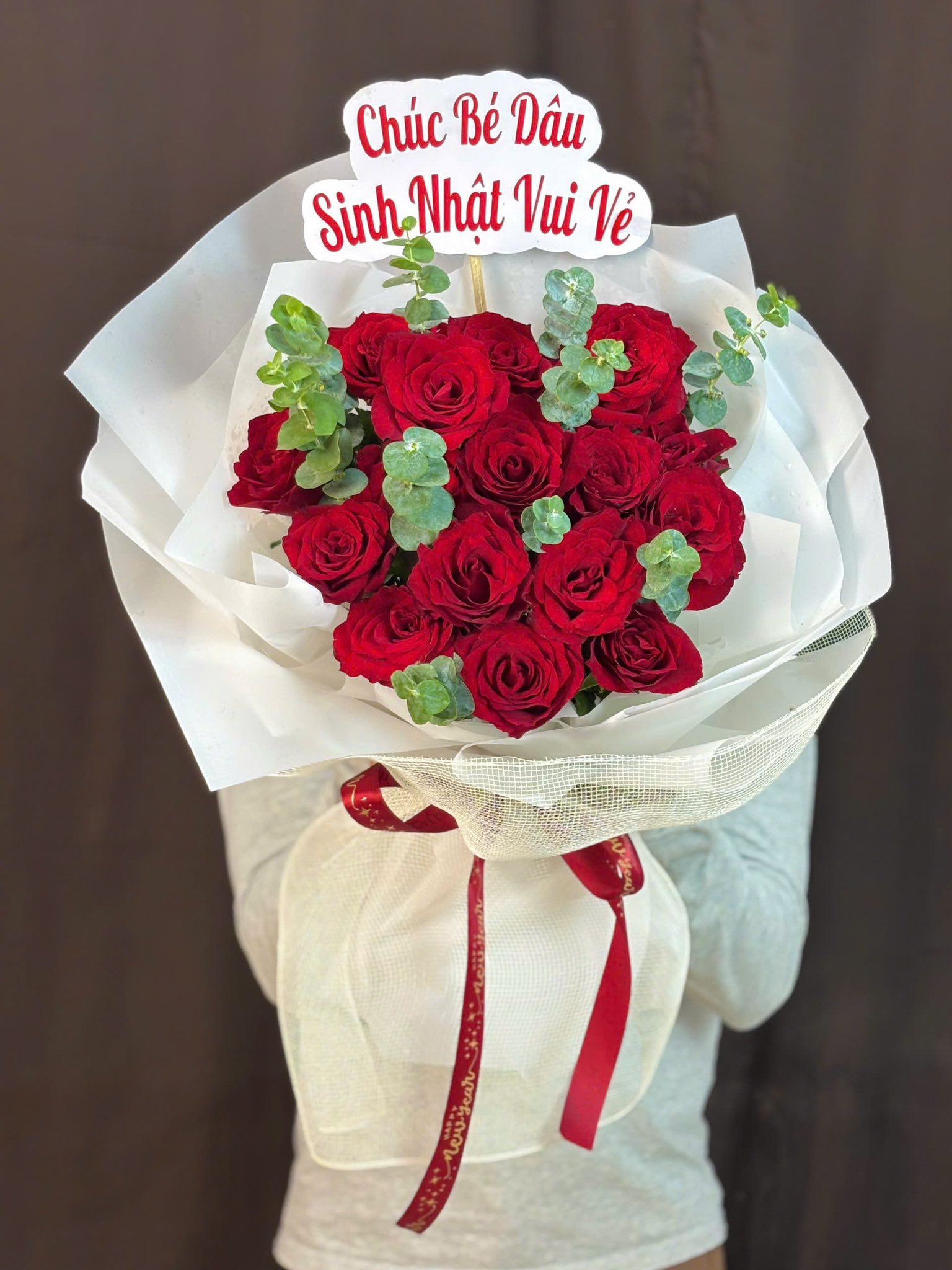 Bó Hoa Hồng Đỏ Sinh Nhật – CM178