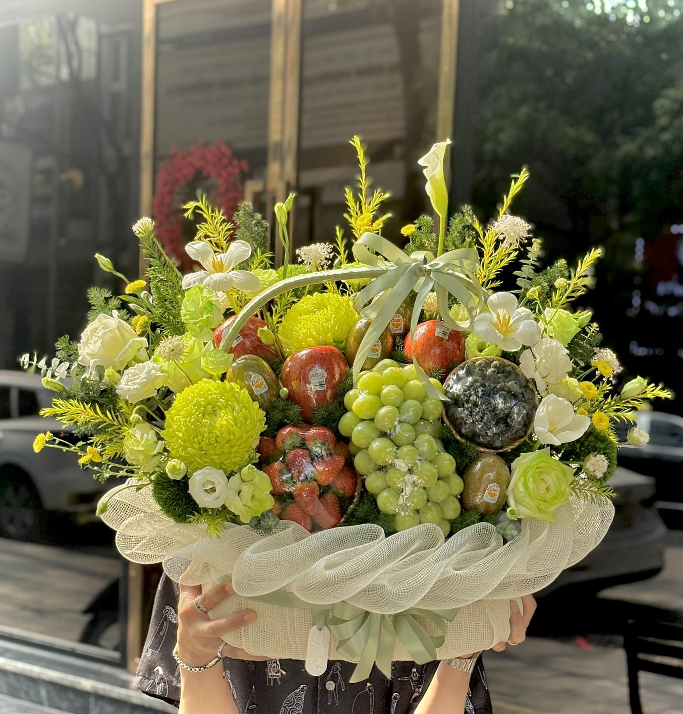 Giỏ Trái Cây & Hoa Tươi Cao Cấp - GT26