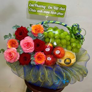 Giỏ Trái Cây Quà Tặng & Hoa Tươi - GT3