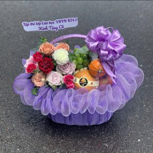 Giỏ Trái Cây & Hoa Tươi - GT2