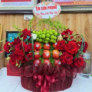 Giỏ Trái Cây & Hoa Tươi Cao Cấp - GT41