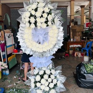 Kệ Hoa Tang Tone Trắng Trang Nghiêm – HT134