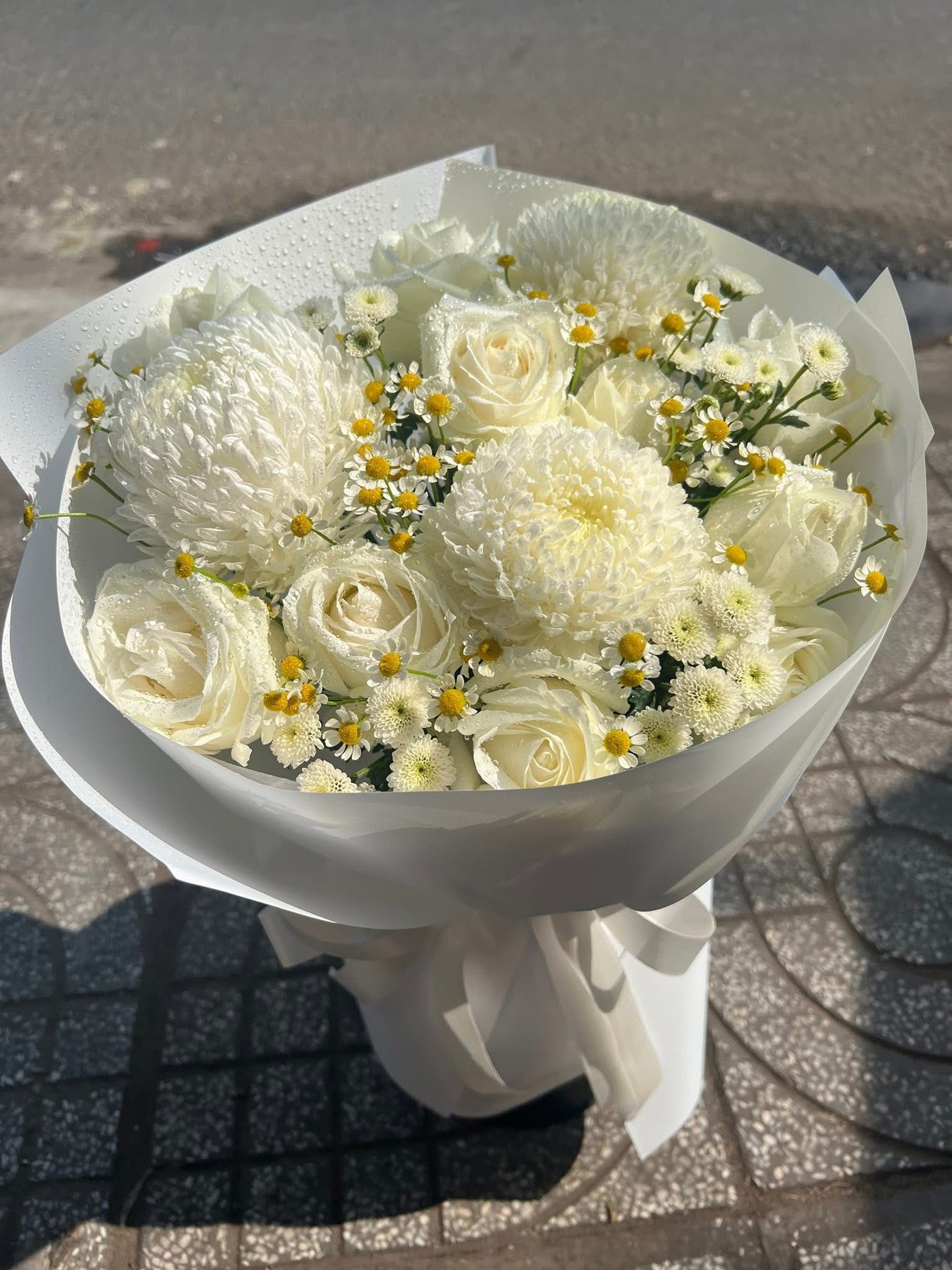 Bó Hoa White Love Dịu Dàng – CM261