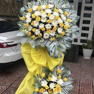 Kệ Hoa Tang Tone Vàng Ấm Áp – HT145