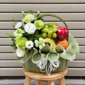 Giỏ Trái Cây & Hoa Tươi Sang Trọng – GT51
