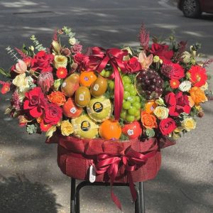 Giỏ Trái Cây & Hoa Tươi Cao Cấp - GT39