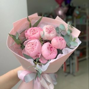 Bó Hoa Mẫu Đơn ViBe Hàn Tặng Em Gái  - CM128