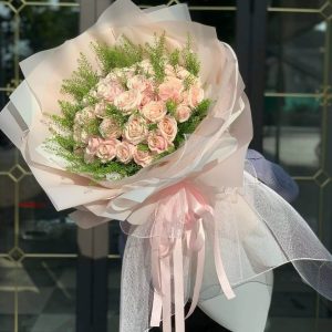 Bó Hồng Phấn Dịu Dàng Thanh Lịch - CM147