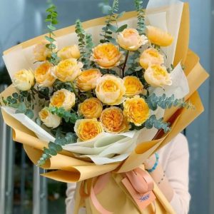 Bó Hồng Ohara Vàng May Mắn - CM142